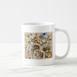 Caneca De Café Berçário Alice Colorido Clássico Wonderland Século
