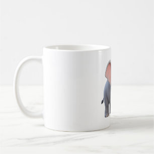 Caneca De Café Berçário de Elefante Bebê Fofo Desenho Animado
