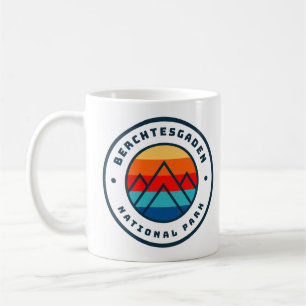 Caneca De Café Berchtesgaden National Park Alemanha Minimalista