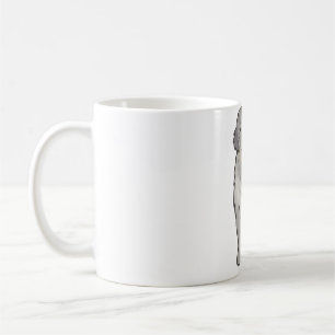 Caneca De Café Bergamasco Sheepdog art