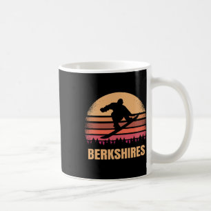 Caneca De Café Berkshires Machusets Snowboard no exterior Mães do