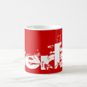 Caneca De Café Berlim - Legal Estilo Urbano Red Mug