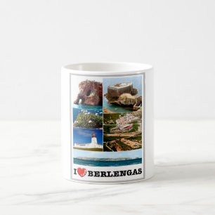 Caneca De Café Berlonga - I Love - Portugal -