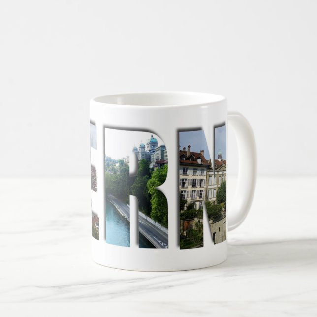 Caneca De Café Bern Suiça Coffee Mug (Frente Esquerda)
