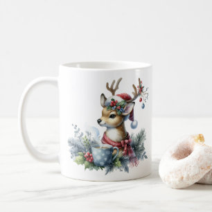 Caneca De Café Berna de Natal Watercolor