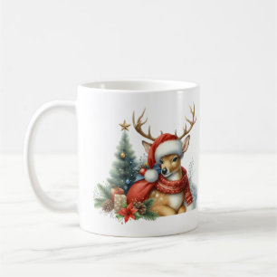 Caneca De Café Berna de Natal Watercolor