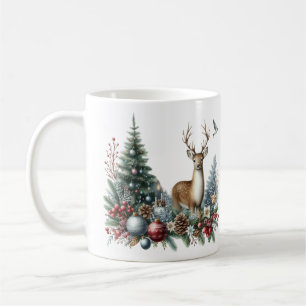 Caneca De Café Berna de Natal Watercolor