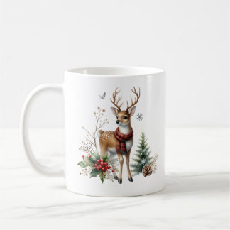 Caneca De Café Berna de Natal Watercolor