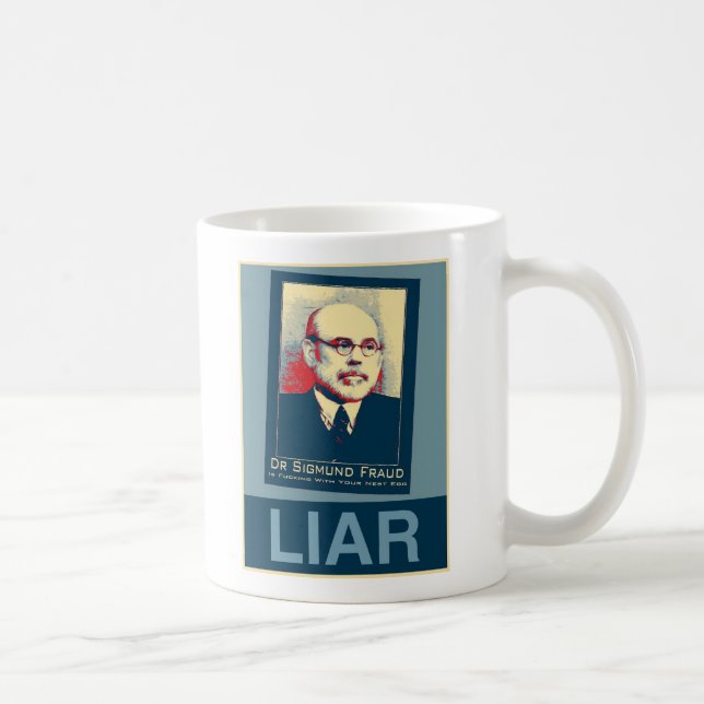 Caneca De Café Bernanke - fraude de Sigmund (Direita)