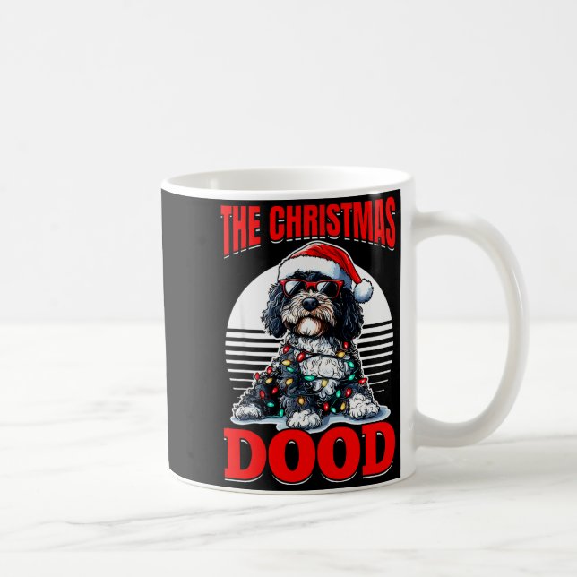 Caneca De Café Bernedoodle Christmas Dog Breed The Christmas Dood (Direita)