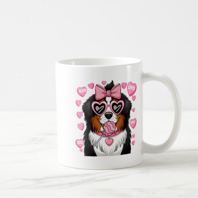 Caneca De Café Bernese Mountain Coquette Dog Pet Lover Owner  (Direita)