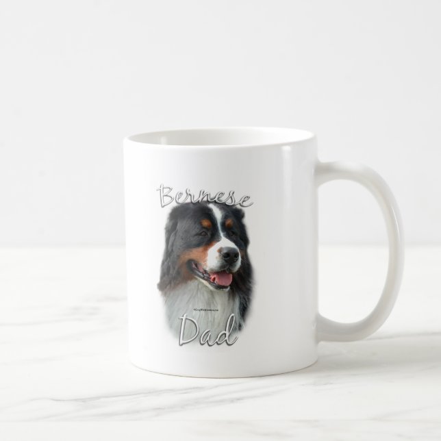 Caneca De Café Bernese Mountain Dog Pai 2 (Direita)