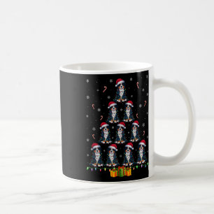 Caneca De Café Bernese Mountain Dog Santa Hat Natal Luz Natal