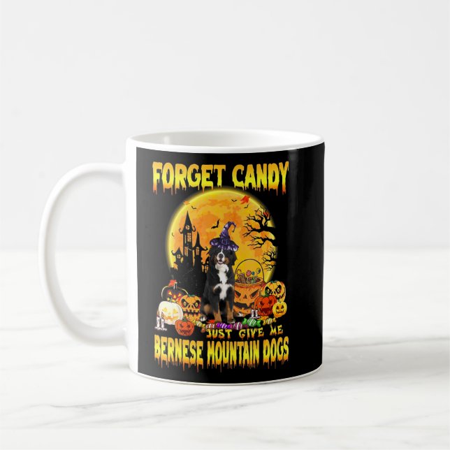 Caneca De Café Bernese Mountain Esquece O Docinho Só Me Dá Cachor (Esquerda)