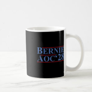 Caneca De Café Bernie Aoc 2028 Bernie Sanders Alexandria Cortez P