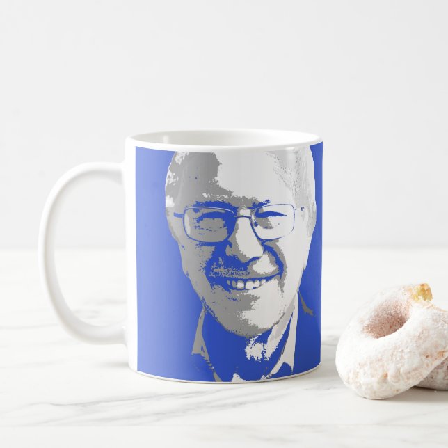 Caneca De Café Bernie Sanders (Com Donut)