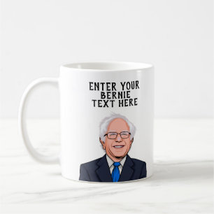 CANECA DE CAFÉ BERNIE SANDERS PERSONALIZADO