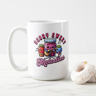 Caneca De Café Berries Cons Jamming Melodias Doces