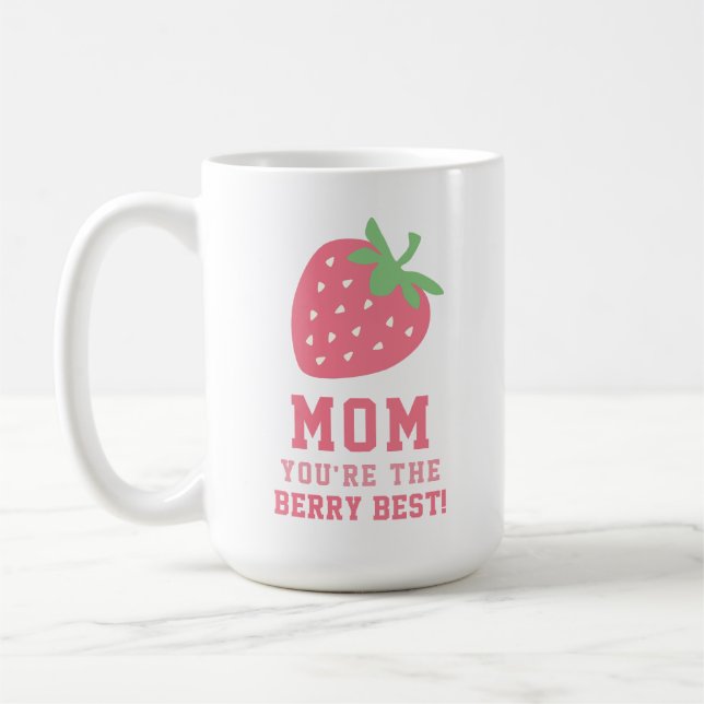 Caneca De Café Berry Best Mãe Large (Esquerda)