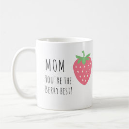 Caneca De Café Berry Best Mãe Strawberry