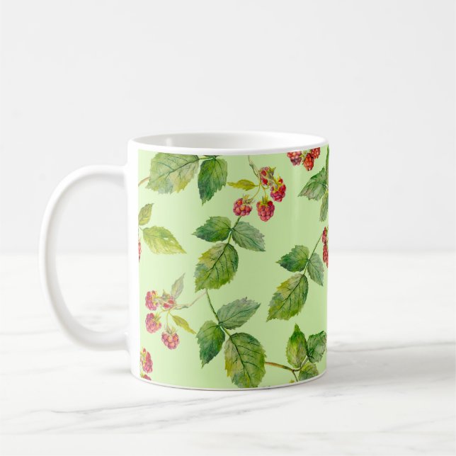 Caneca De Café Berry Saudável: Antecedentes De Framboesa Sem Cost (Esquerda)