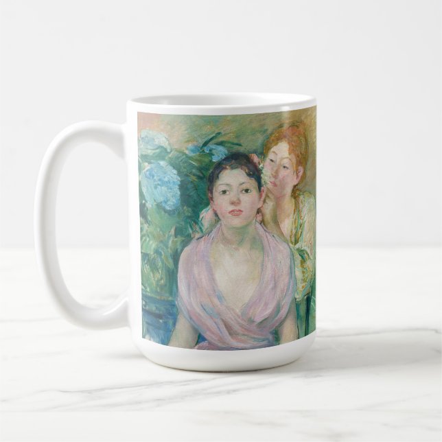 Caneca De Café Berthe Morisot - A Horstensia / As Duas Irmãs (Esquerda)