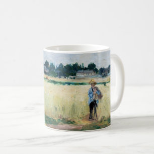 Caneca De Café Berthe Morisot - No Campo de Trigo em Gennevillier