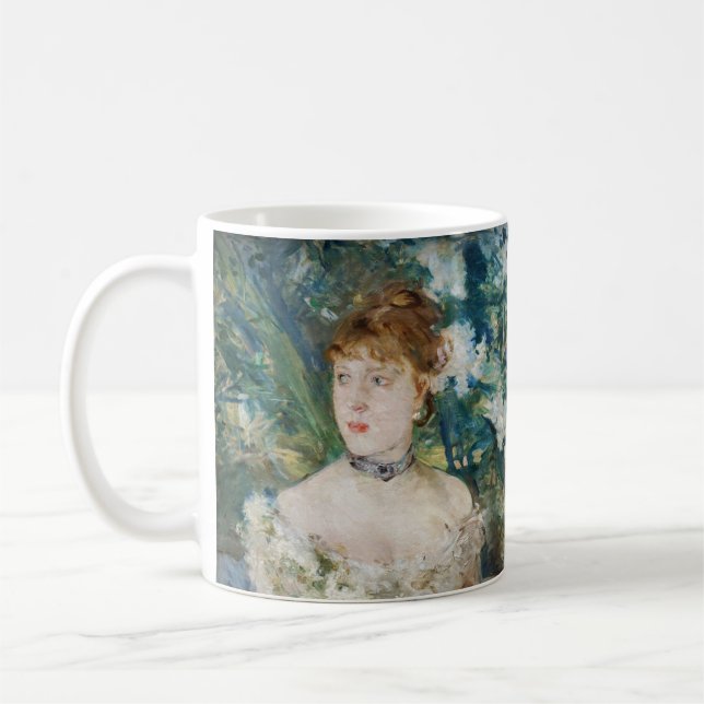 Caneca De Café Berthe Morisot - Rapariga pequena em um palhaço (Esquerda)
