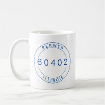 Berwyn, Illinois 60402 Zip Code Mug