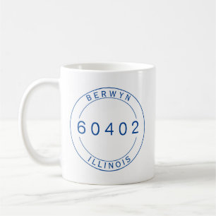 Caneca De Café Berwyn, Illinois 60402 Zip Code Mug