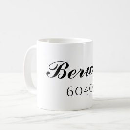 Caneca De Café Berwyn, Illinois, Zip Code Mug