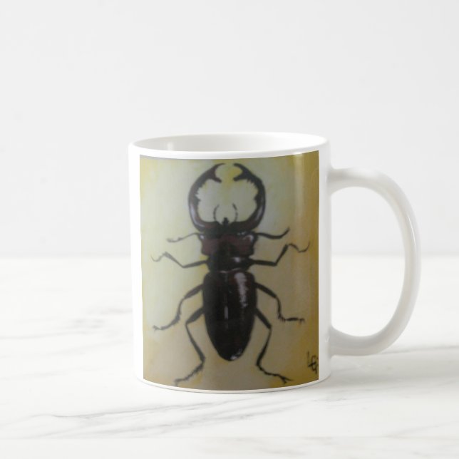 Caneca De Café Besouro de veado gigante (Direita)