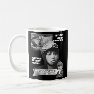 Caneca De Café Bessie Coleman Dark