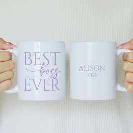 Caneca De Café Best Boss Ever Personalized Coffee Mug