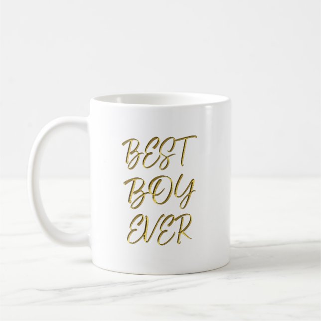 Caneca De Café Best boy ever (Esquerda)