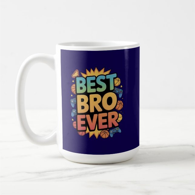 Caneca De Café Best Bro Ever (Esquerda)