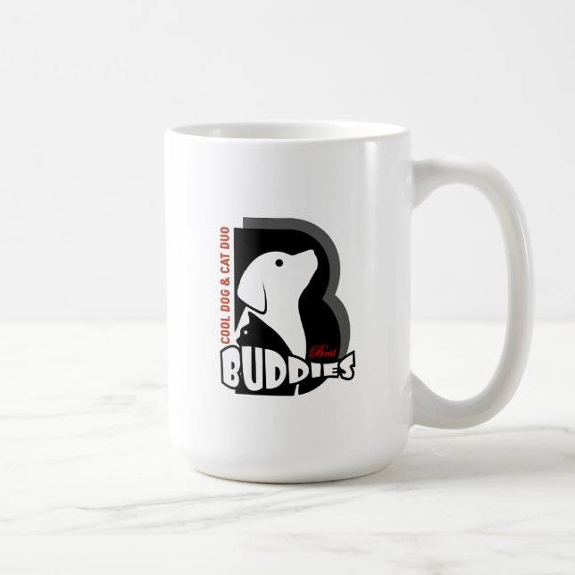 Caneca De Café Best Buddy | 15# Classic Mug (Direita)