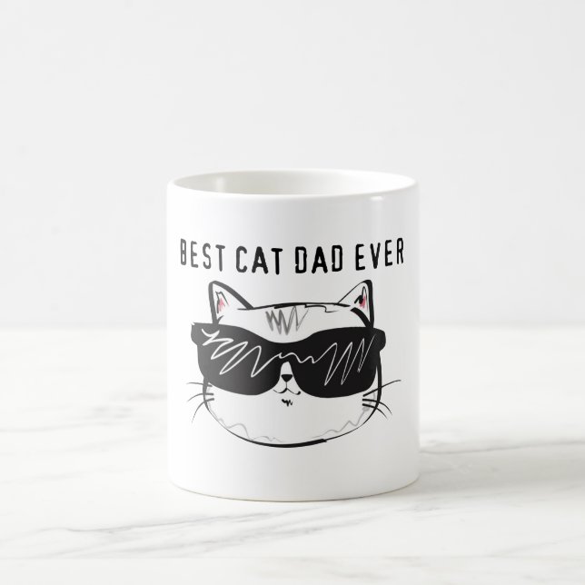 Caneca De Café Best Cat Dad Ever Cup (Centro)
