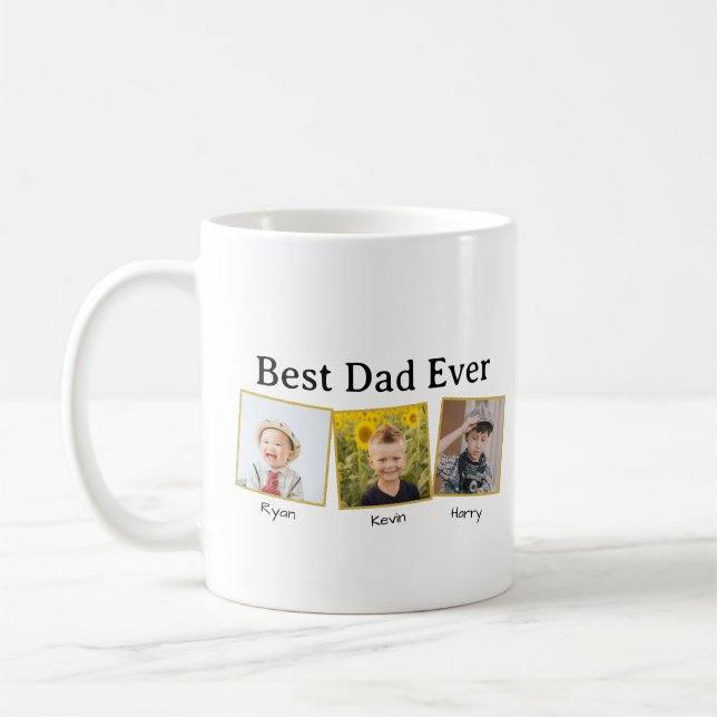 Caneca De Café Best Dad Ever (Esquerda)