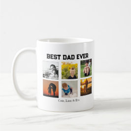 Caneca De Café Best Dad Ever Customizable name and images