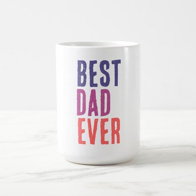 Caneca De Café Best Dad Ever Minimalist Cool Professional (Centro)