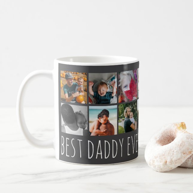Caneca De Café  Best Daddy Ever Photo Mug (Com Donut)