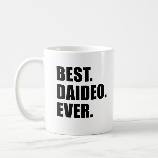Caneca De Café Best Daideo Ever O Avô Irlandês Mug (Esquerda)