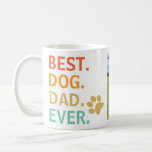 Caneca De Café  Best Dog Dad Ever. Custom Photo Fathers Day<br><div class="desc">Best Dog Dad Ever. Custom Photo Fathers Day Coffee Mug
Custom Mug,  Personalized Coffee Mug,  Personalized Coffee Mug For Father's Day</div>