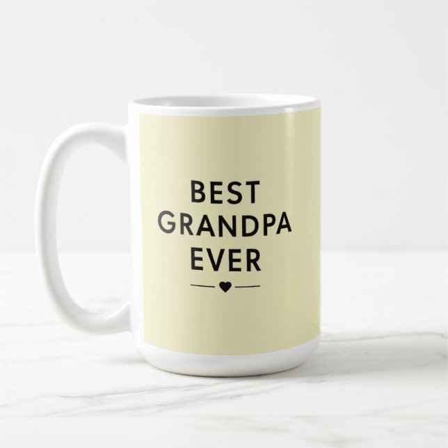 Caneca De Café Best grandpa ever  (Esquerda)