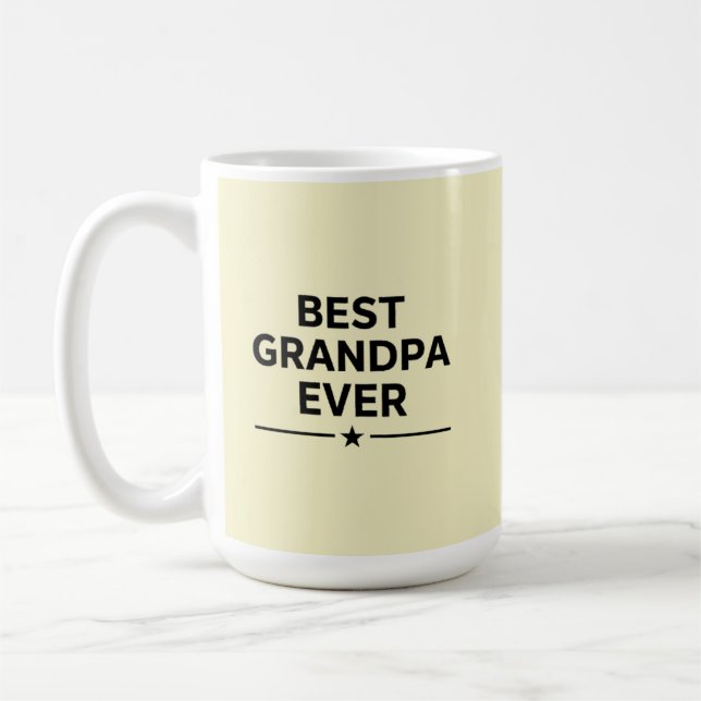 Caneca De Café Best grandpa ever  (Esquerda)