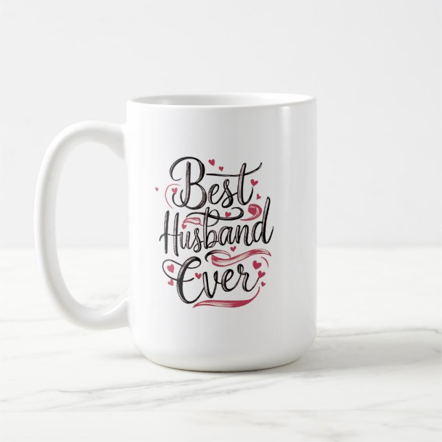 Caneca De Café Best Husband Ever (Esquerda)