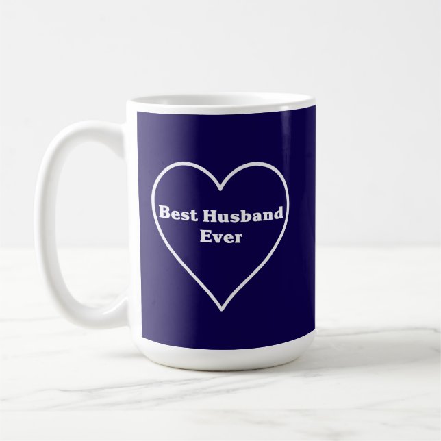 Caneca De Café Best husband ever  (Esquerda)