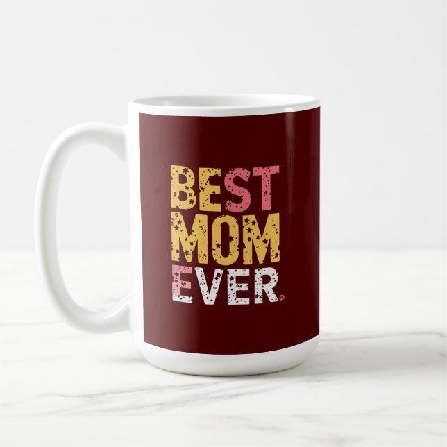 Caneca De Café Best mom ever (Esquerda)