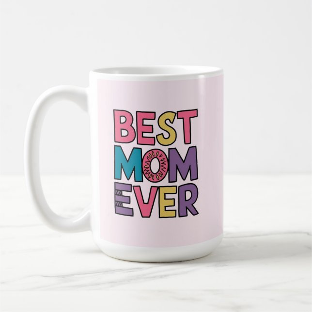 Caneca De Café Best mom ever (Esquerda)